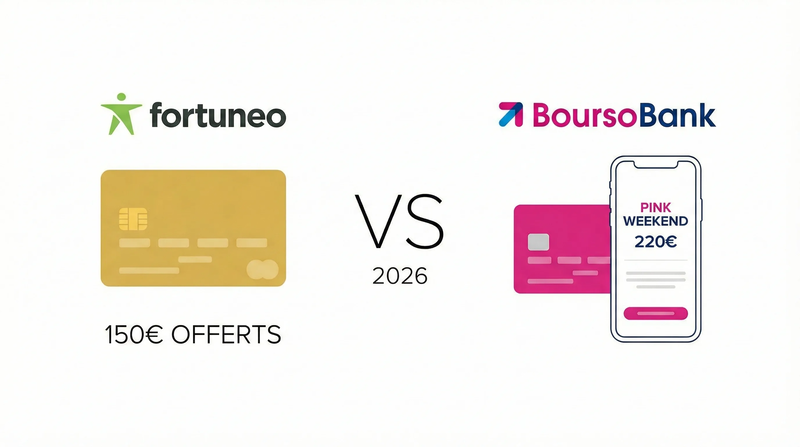 Comparatif Fortuneo vs BoursoBank